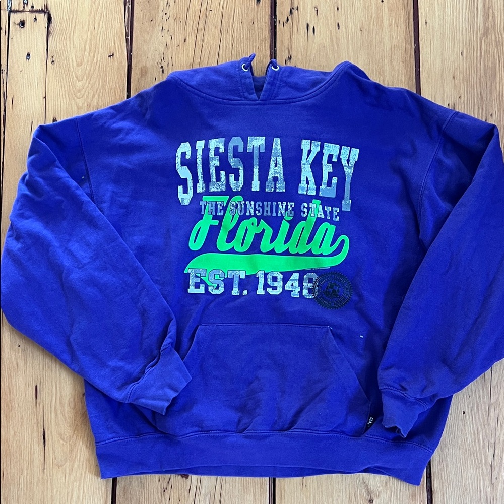 Purple Siesta Key Florida Sweatshirt